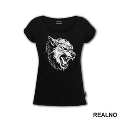 Linije Vuka Koji Zavija - Wolf - Životinje - Majica