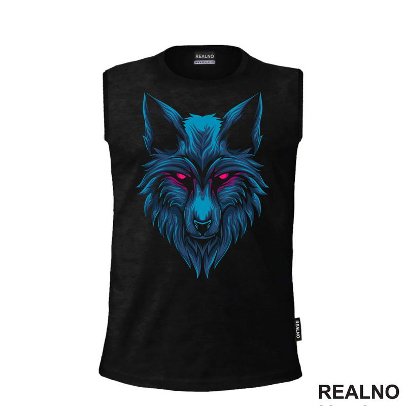Plavi Vuk I Oči Koje Svetle - Wolf - Životinje - Majica