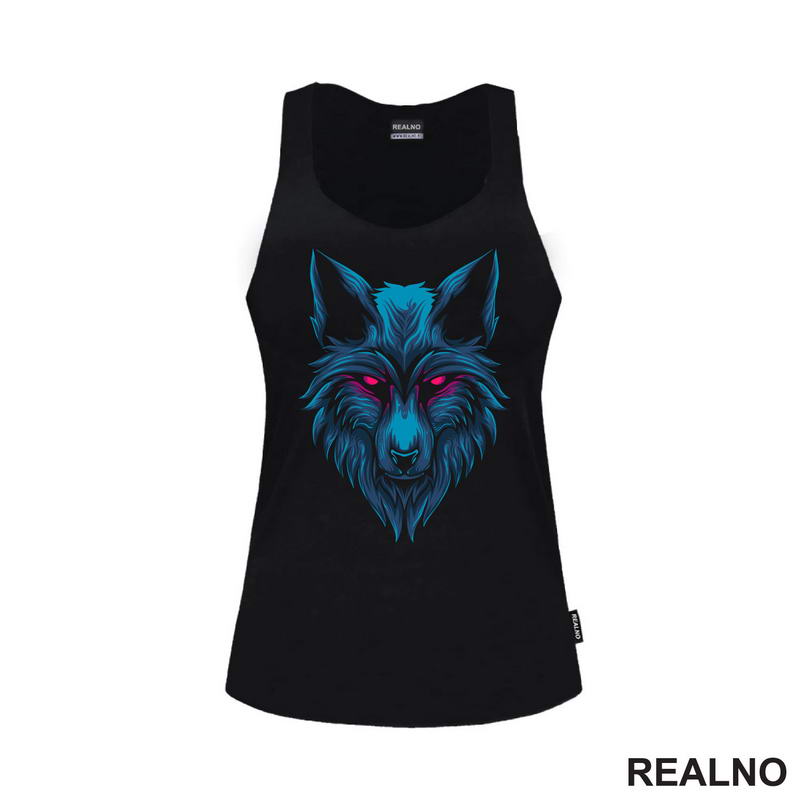 Plavi Vuk I Oči Koje Svetle - Wolf - Životinje - Majica