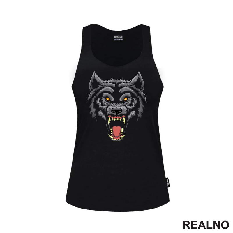 Besni Vuk - Veliki Zubi - Wolf - Životinje - Majica