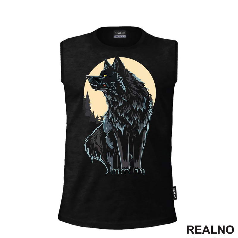 Vuk Stoji - Wolf - Životinje - Majica