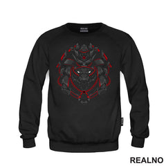 Vuk Samuraj Crveno - Wolf - Životinje - Majica