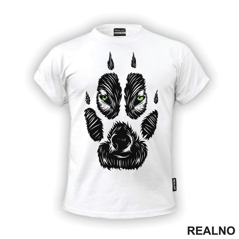 Oči U Šapi - Vuk - Wolf - Životinje - Majica