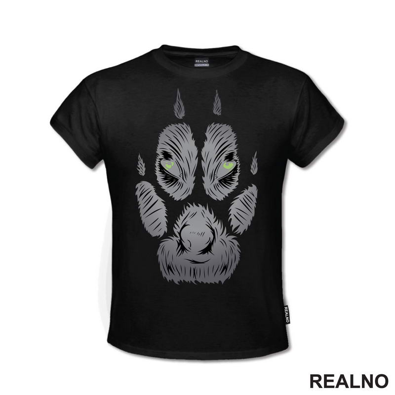 Oči U Šapi - Vuk - Wolf - Životinje - Majica