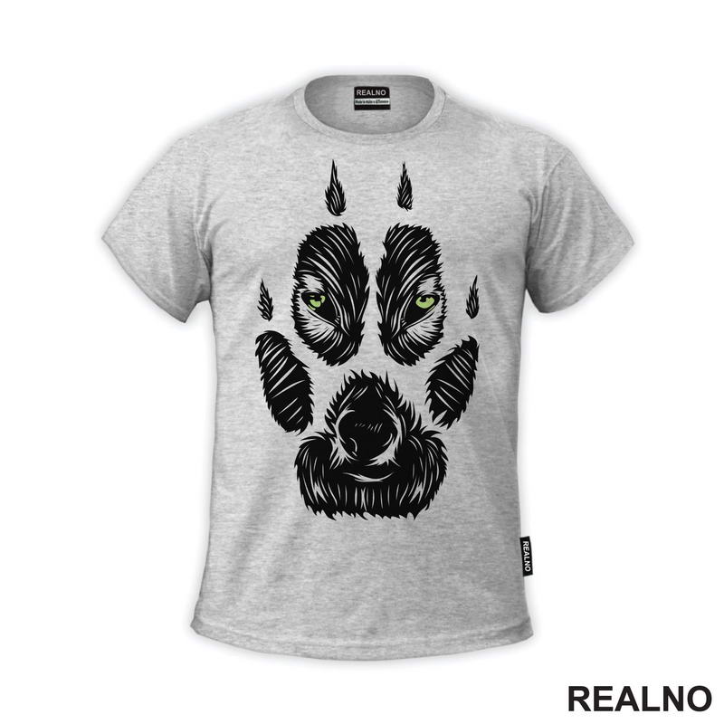 Oči U Šapi - Vuk - Wolf - Životinje - Majica
