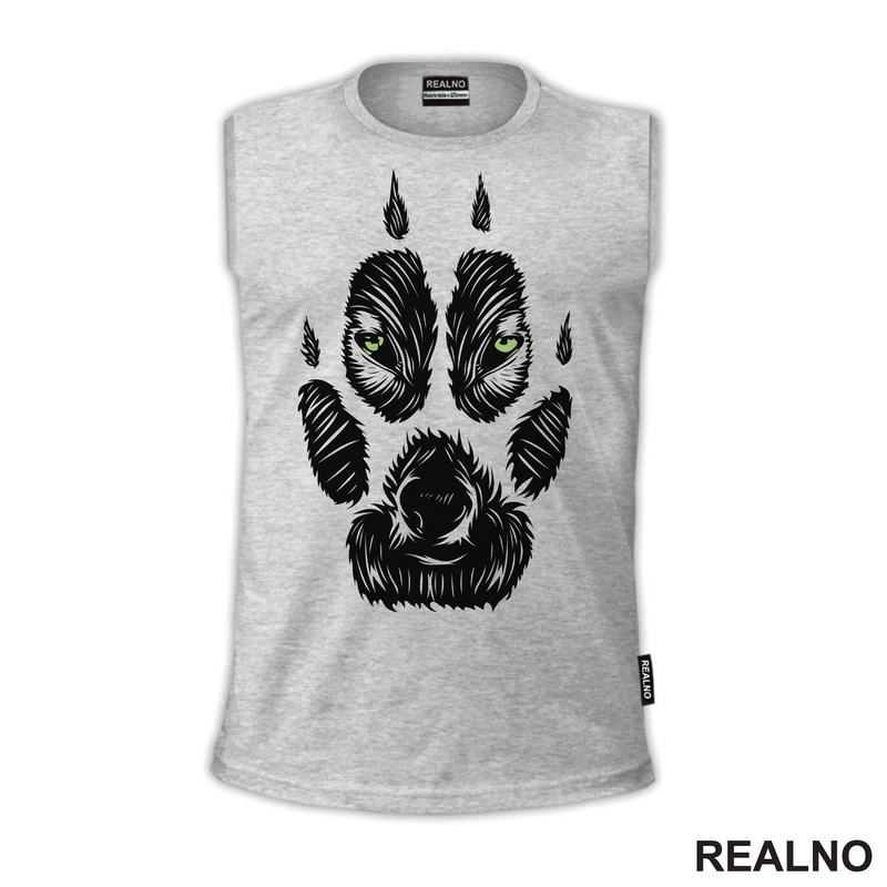 Oči U Šapi - Vuk - Wolf - Životinje - Majica
