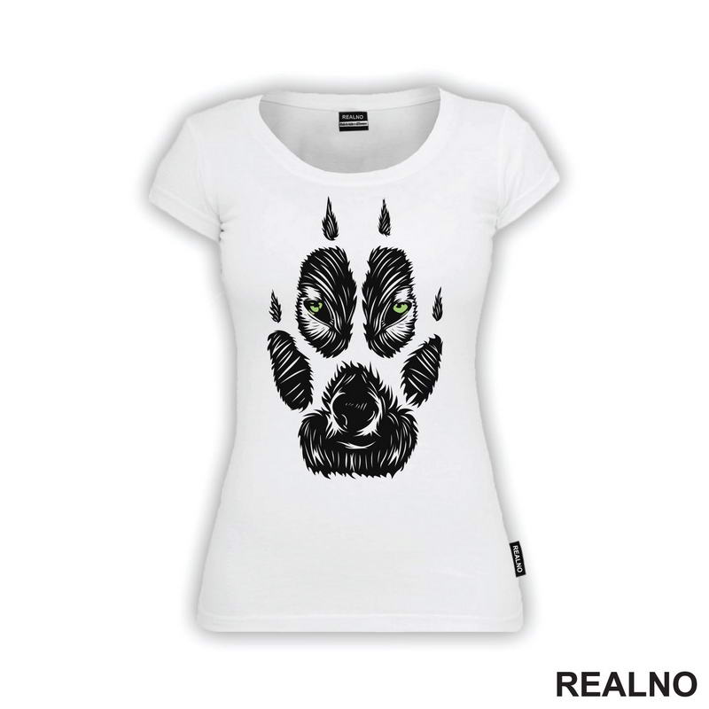 Oči U Šapi - Vuk - Wolf - Životinje - Majica
