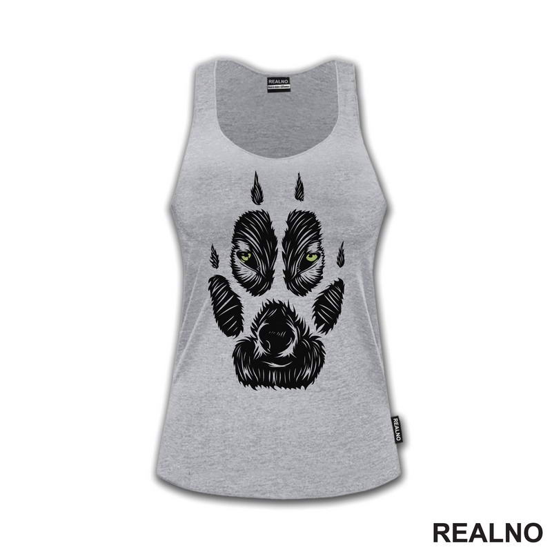 Oči U Šapi - Vuk - Wolf - Životinje - Majica