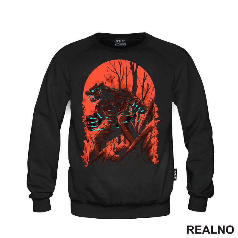 Vukodlak U Šumi - Vuk - Wolf - Životinje - Majica
