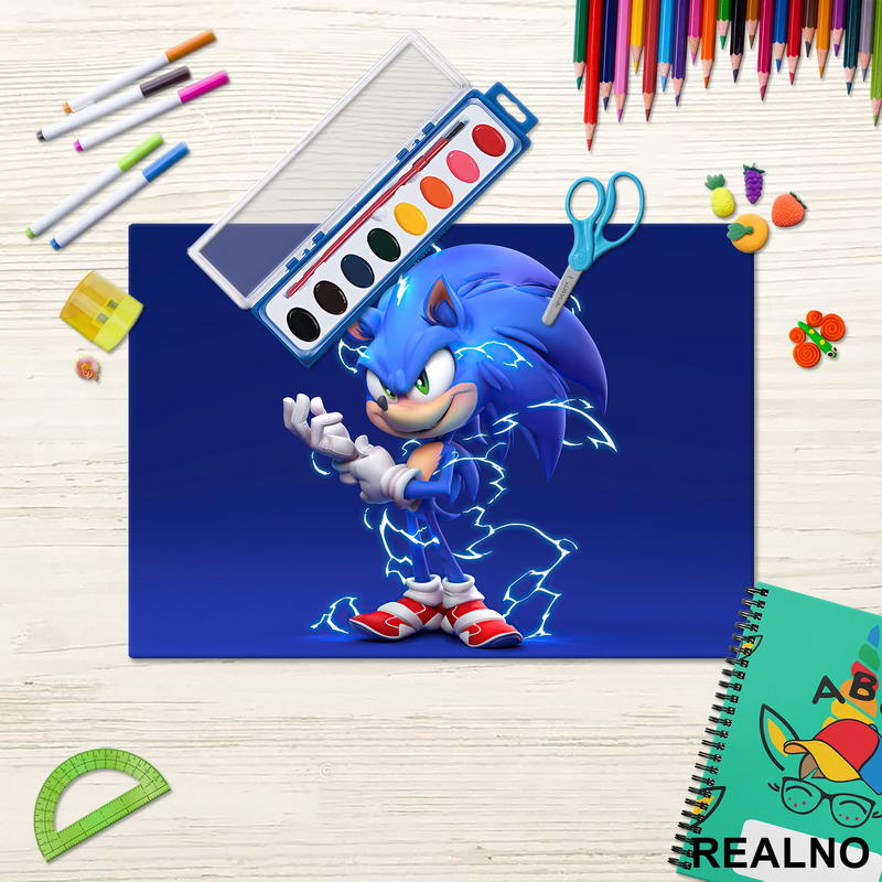 Lighting Bolts - Sonic - Podmetač za sto