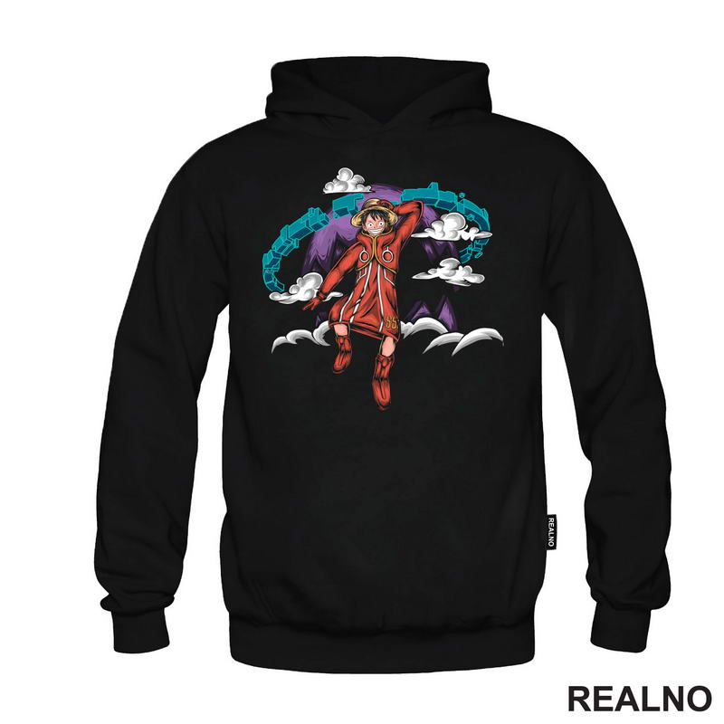 Luffy In The Clouds - One Piece - Majica