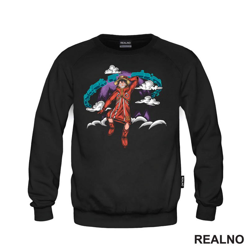 Luffy In The Clouds - One Piece - Majica
