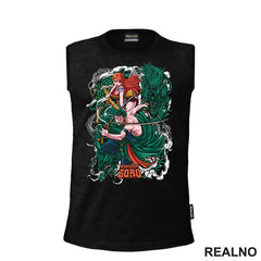 Zoro, Nami And Dragons - One Piece - Majica