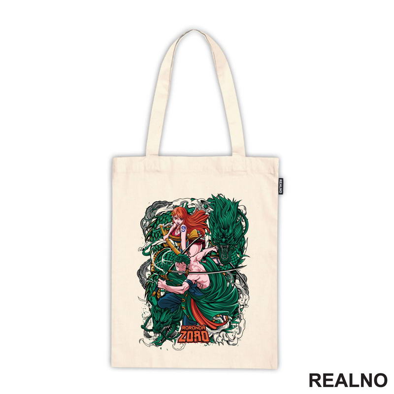 Zoro, Nami And Dragons - One Piece - Majica