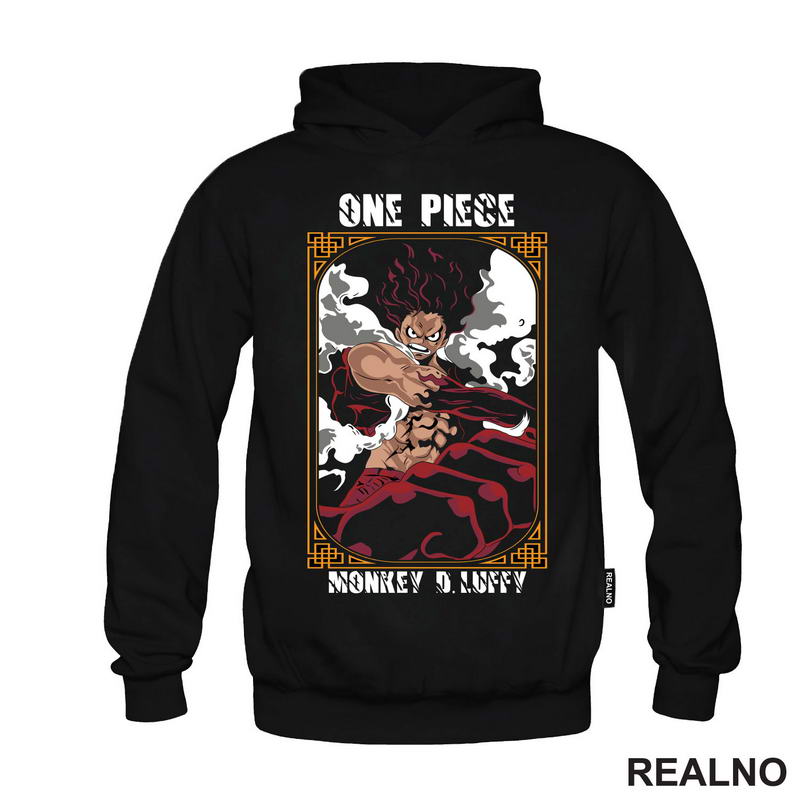 Luffy - Fist - Orange - One Piece - Majica