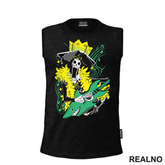 Brook - Playing A Guitar - Color - One Piece - Majica
