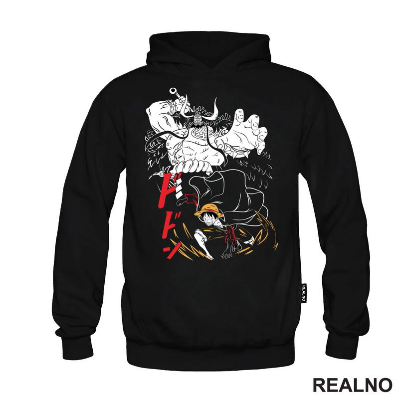 Kaido And Luffy - One Piece - Majica