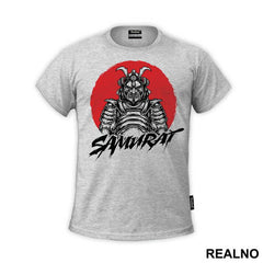 Samurai Infront Of Red Moon