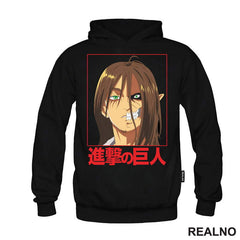 Half Face - Red - Attack On Titan - AOT - Majica