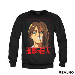 Half Face - Red - Attack On Titan - AOT - Majica