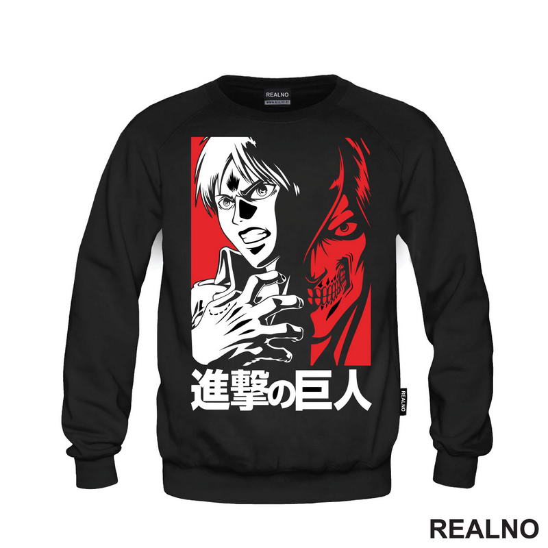 Two Faces - Attack On Titan - AOT - Majica