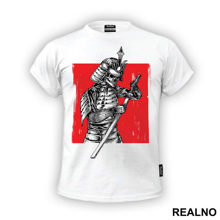 Skull Samurai Red Square