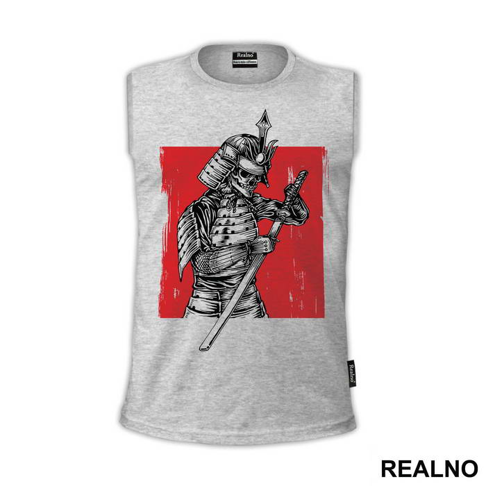 Skull Samurai Red Square