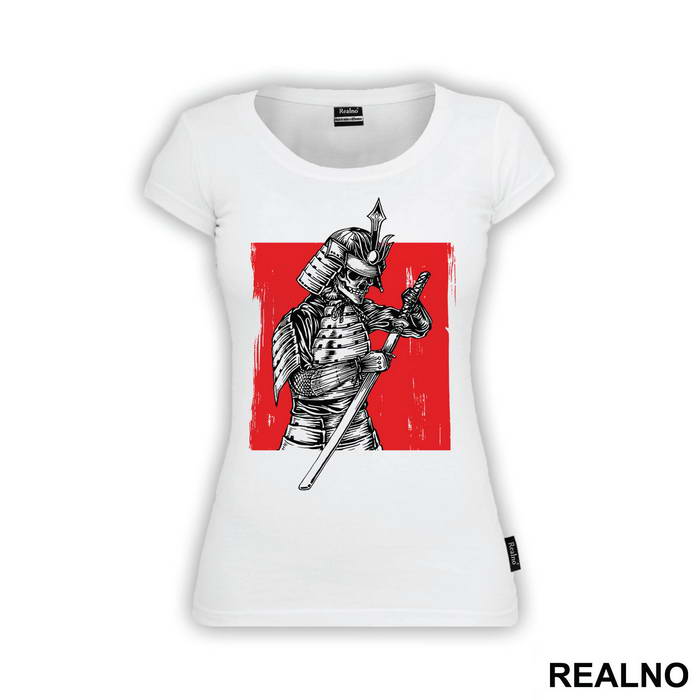 Skull Samurai Red Square