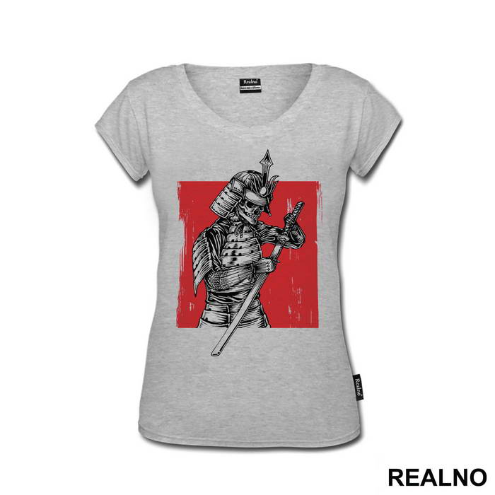 Skull Samurai Red Square