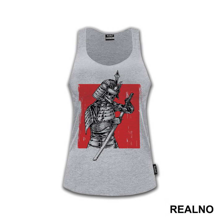 Skull Samurai Red Square