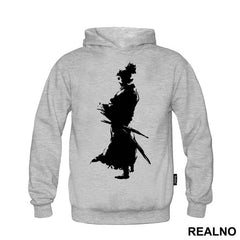 Standing With His Back Turned - Samurai