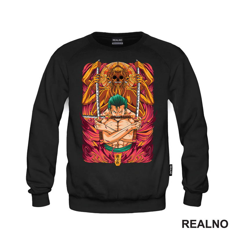 Zoro And Golden Godess - One Piece - Majica