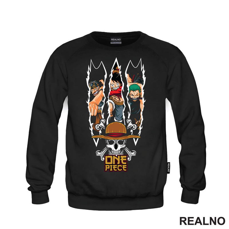 Luffy, Zoro And Usop - One Piece - Majica