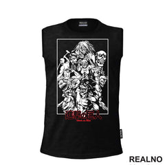 Titans - White And Red - Attack On Titan - AOT - Majica