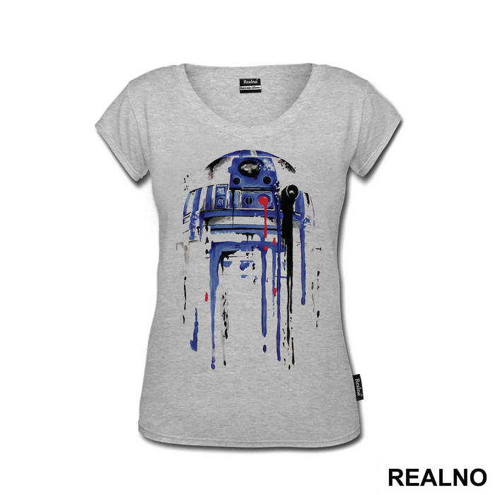 R2D2 Spilling Color - Star Wars - Majica