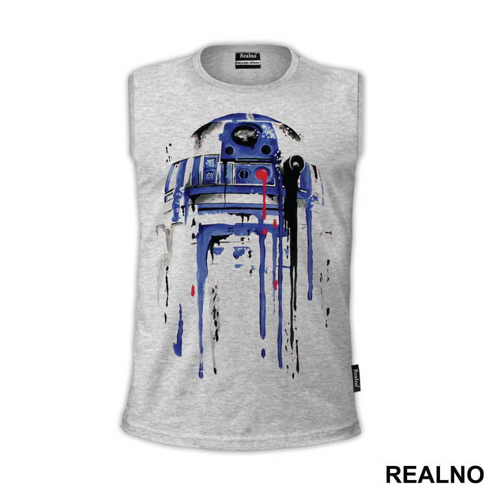 R2D2 Spilling Color - Star Wars - Majica