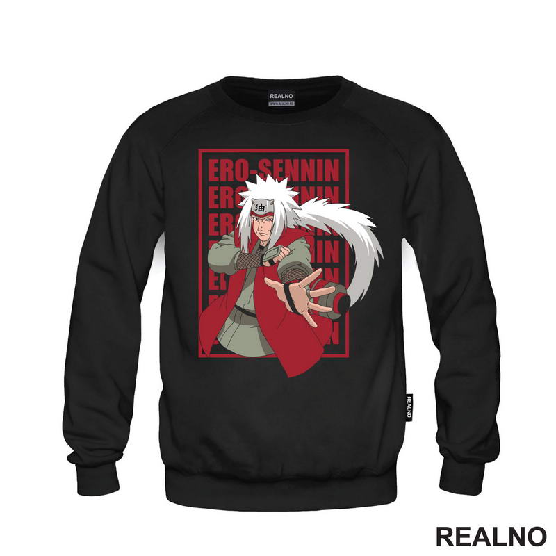 Ero Sennin - Jiraiya - Red - Naruto - Majica