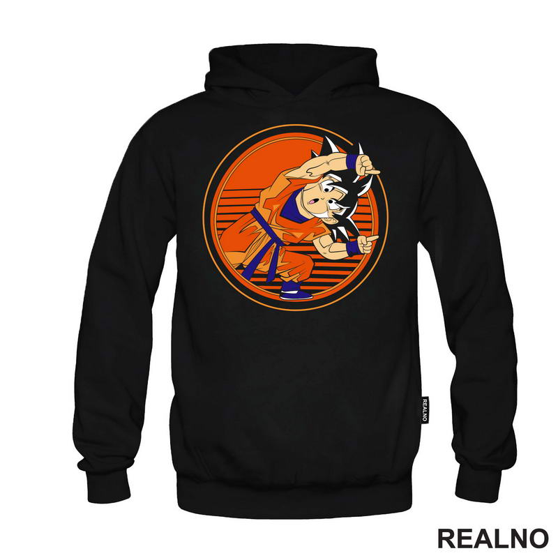Kid In Orange Circle - Goku - Dragon Ball - Majica