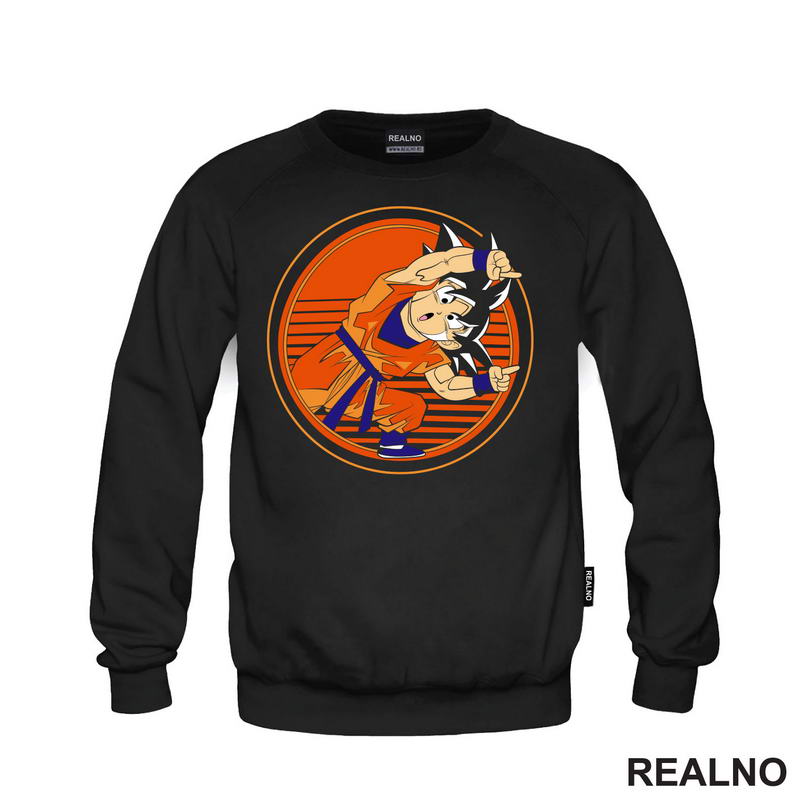Kid In Orange Circle - Goku - Dragon Ball - Majica