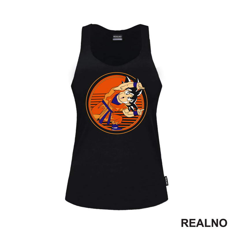 Kid In Orange Circle - Goku - Dragon Ball - Majica
