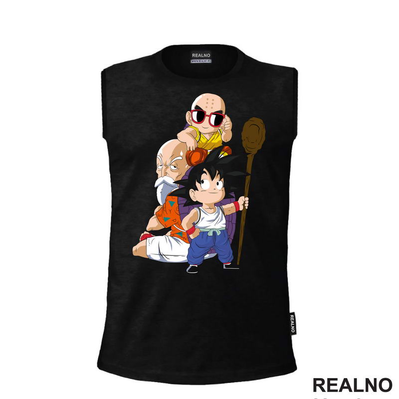 Kids With Their Teacher - Goku - Dragon Ball - Majica