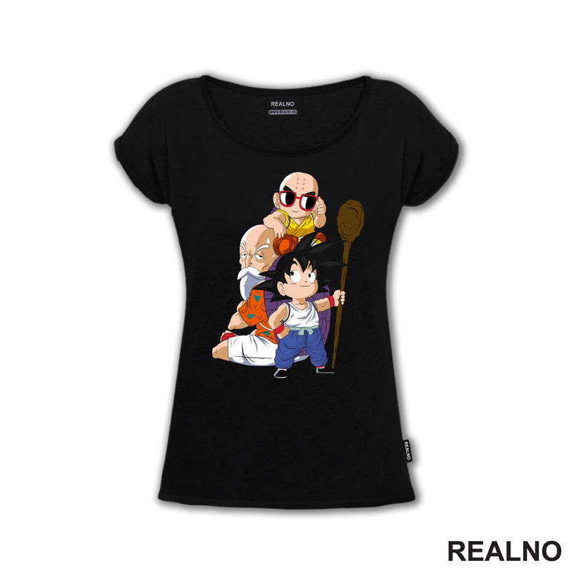 Kids With Their Teacher - Goku - Dragon Ball - Majica