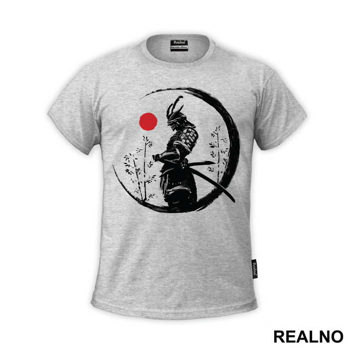 Calm Samurai Waiting To Battle