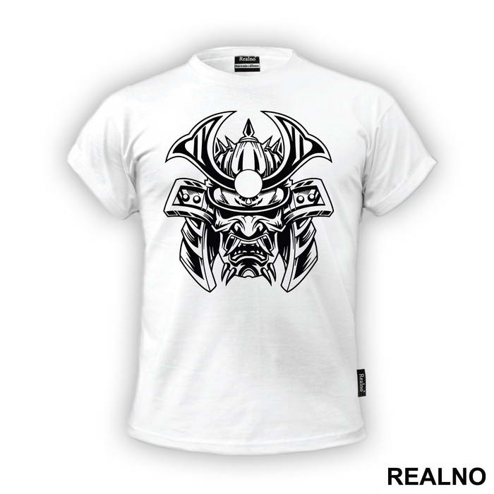 Samurai Helmet Illustration