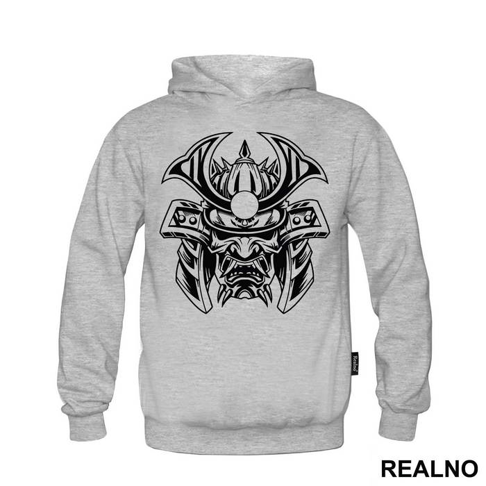 Samurai Helmet Illustration