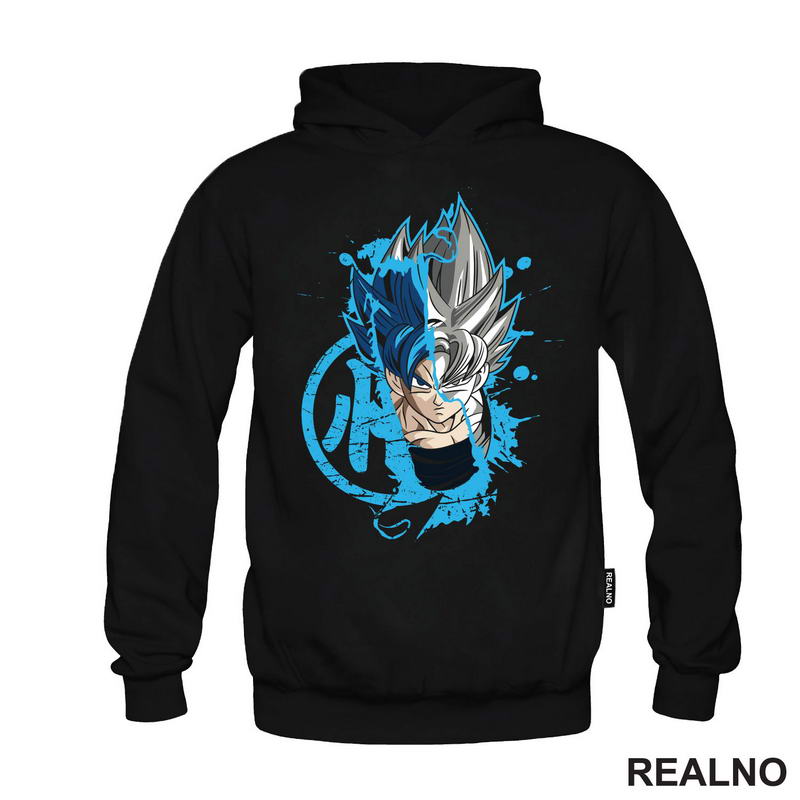Half Face - Goku - Dragon Ball - Majica