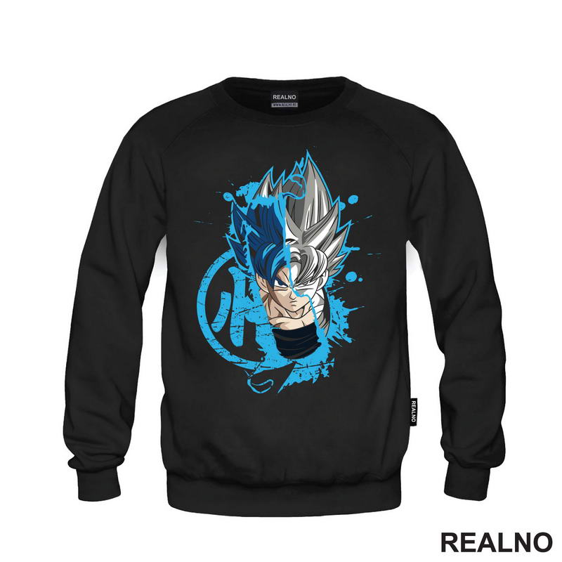 Half Face - Goku - Dragon Ball - Majica