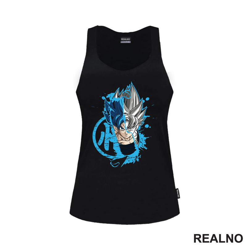 Half Face - Goku - Dragon Ball - Majica