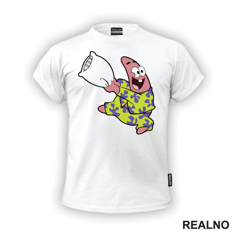 Patrik Sa Jastukom - Sundjer Bob - Sponge Bob - Crtani Filmovi - Majica