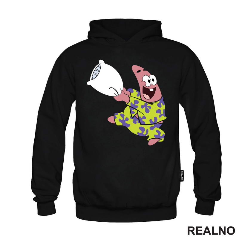 Patrik Sa Jastukom - Sundjer Bob - Sponge Bob - Crtani Filmovi - Majica